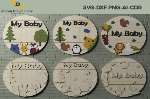 Download Baby Room Rounds Wall Hanger Decorations - Premium Bundle