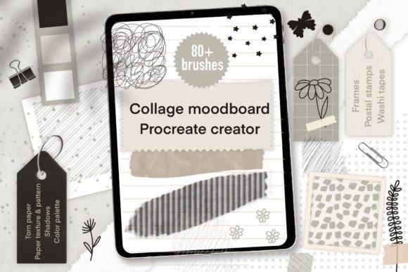 Download Procreate Mood Board Creator Collage - Boar Collection
