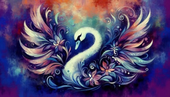 Download Swan with Floral Wings, Expressionism, D - Expressionism Collection