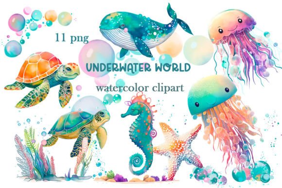 Download Underwater World,  Sea Clipart, Summer - Underwater Collection